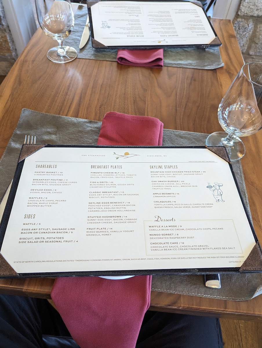 Menu Oak Steakhouse-5