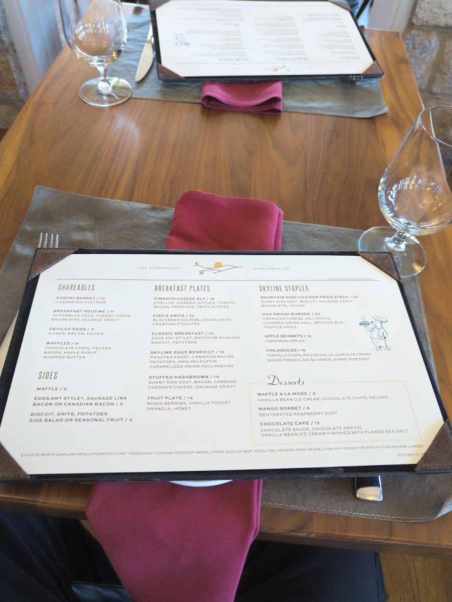 Menu Oak Steakhouse-7
