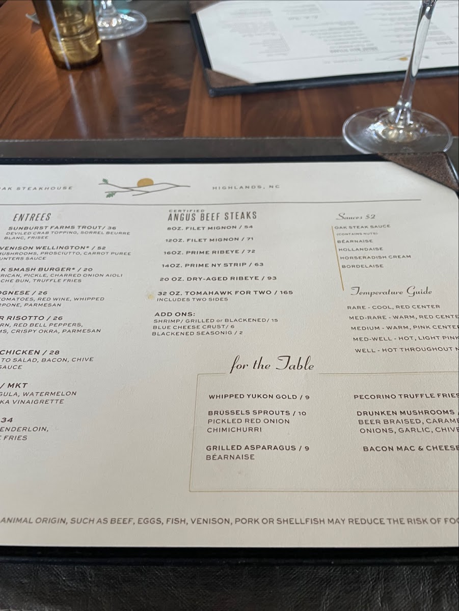Menu Oak Steakhouse-9
