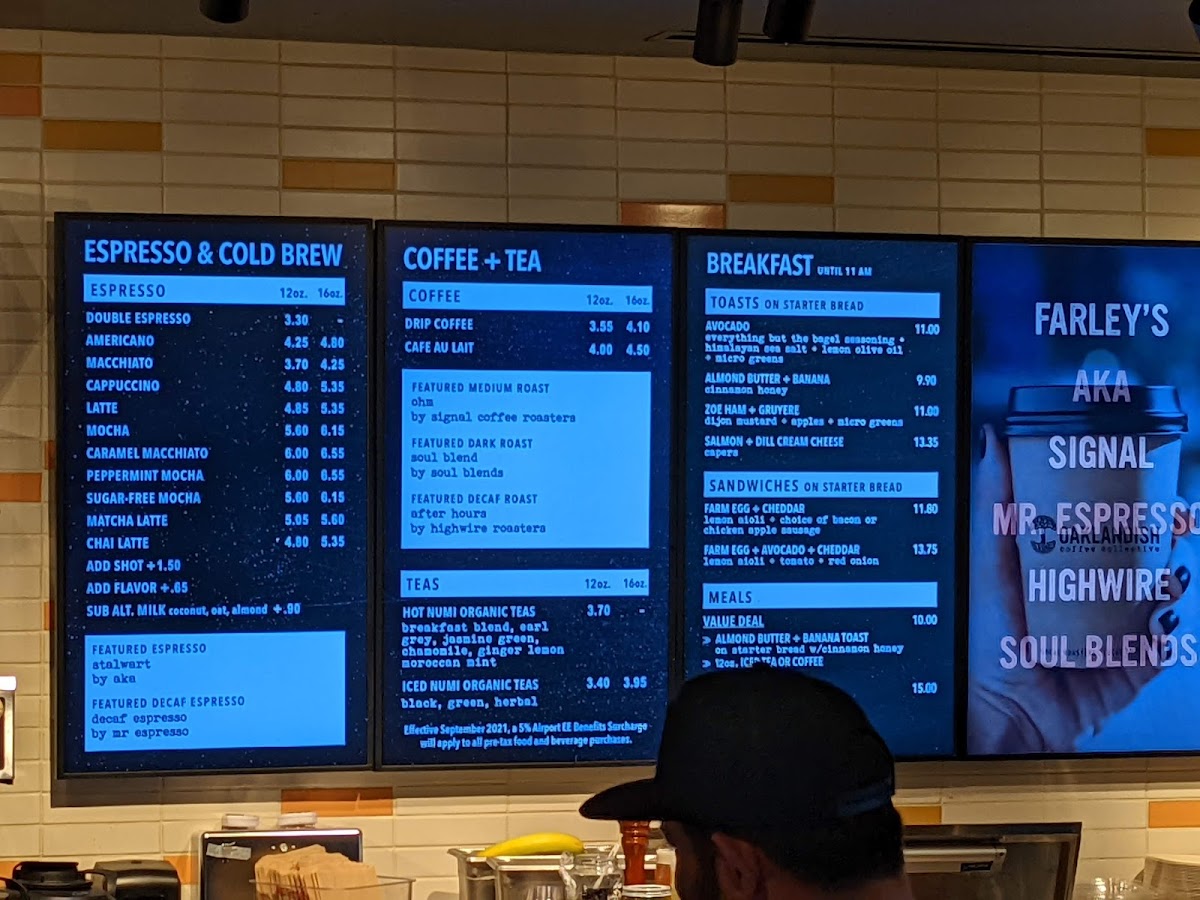Menu Oaklandish Coffee Collective-9