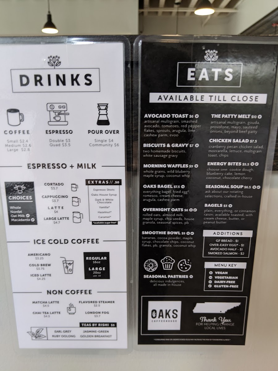 Menu Oaks Coffee House-8