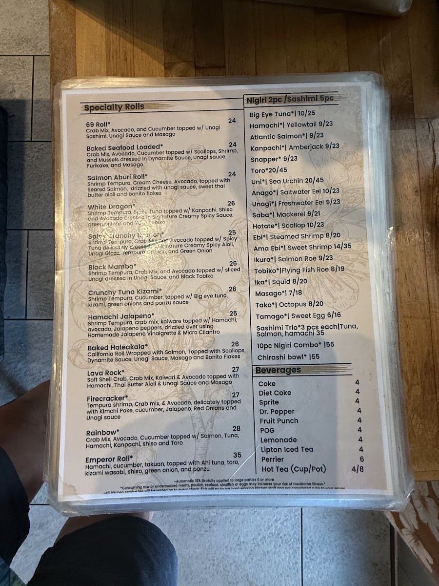 Menu Oao Sushi Go-1
