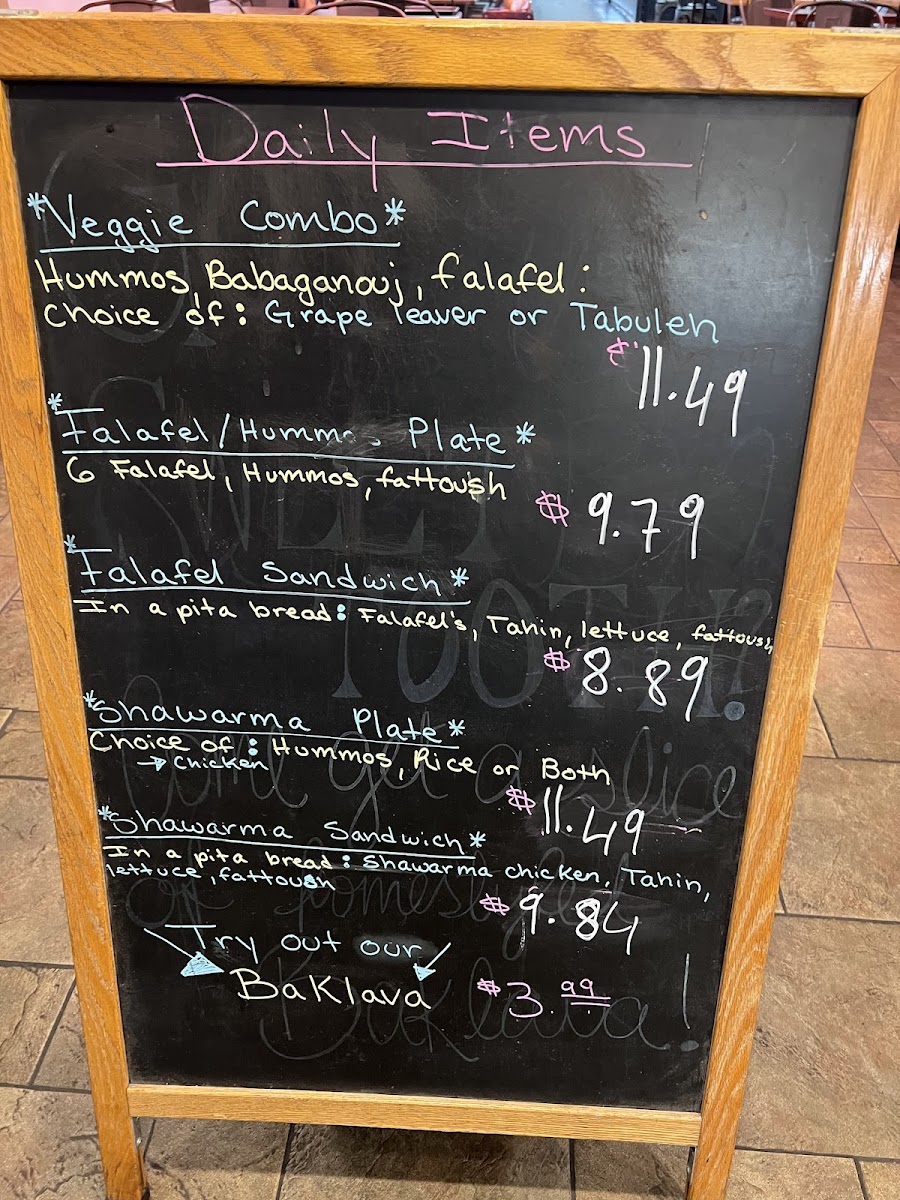 Menu Oasis Cafe-4