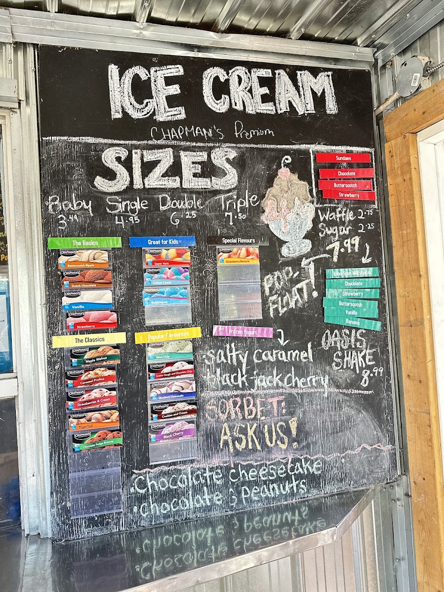 Menu Oasis Drive-In-1