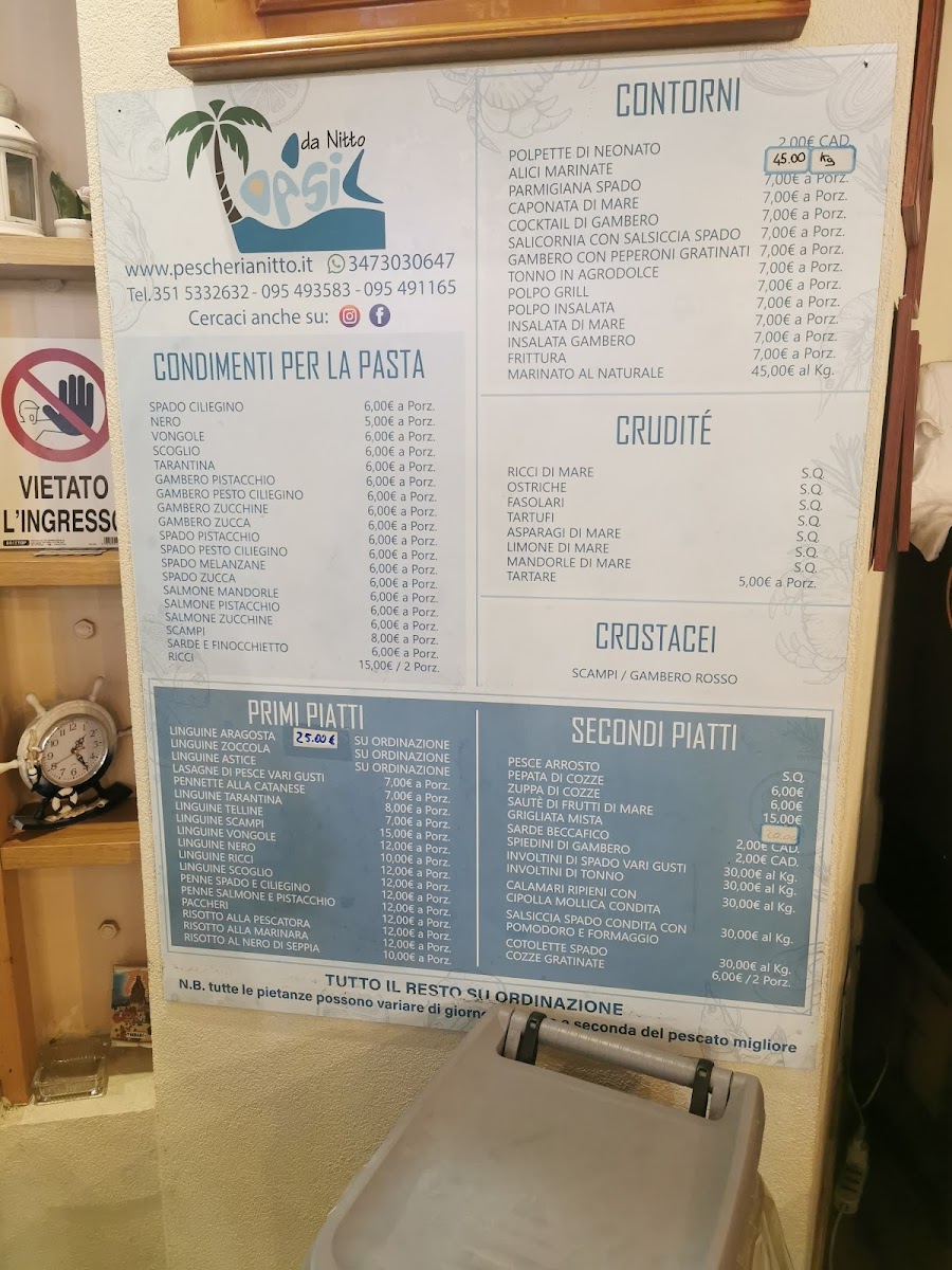 Menu Oasis Frutti Di Mare Da Nitto-6