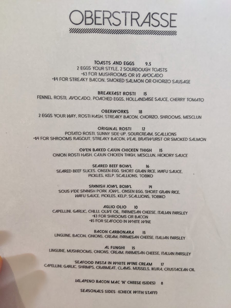 Menu Oberstrasse-9