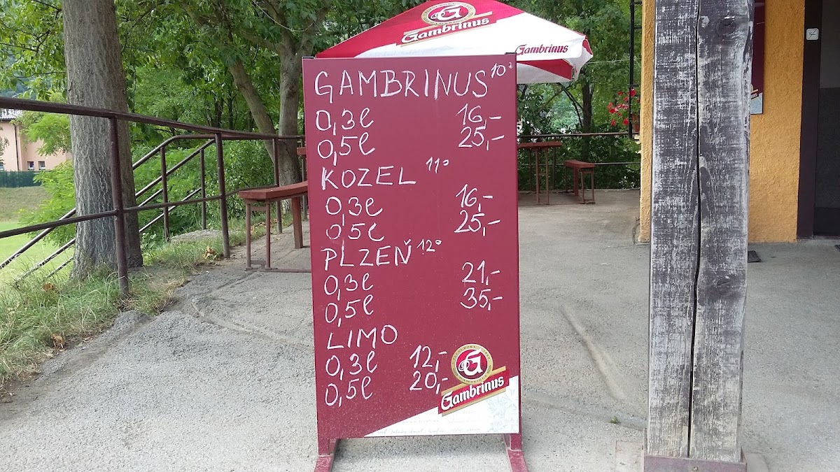 Menu Občerstvení U Hřiště (Beer Garden U Hřiště)-2