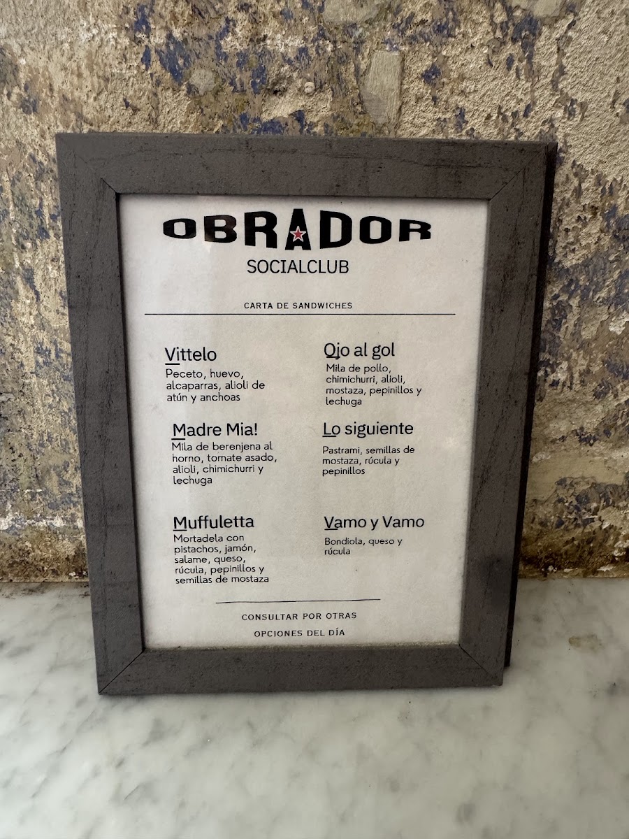 Menu Obrador Social Club-1