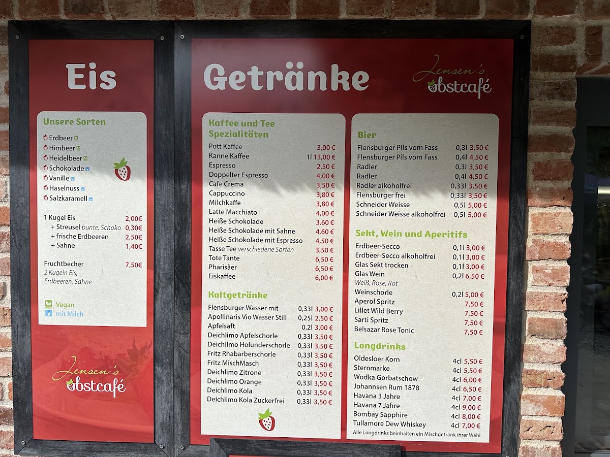 Menu Obstcafe Und Erlebnishof Jensen-1