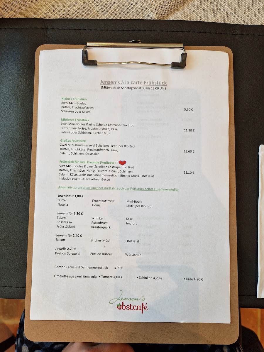 Menu Obstcafe Und Erlebnishof Jensen-6