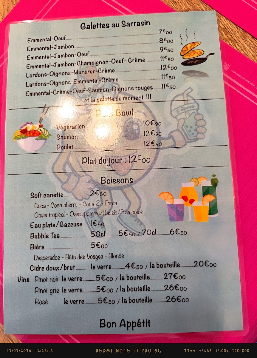 Menu O'bubble-5