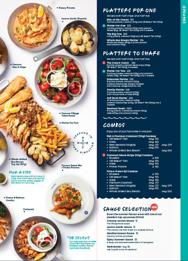 Menu Ocean Basket Bethlehem-2