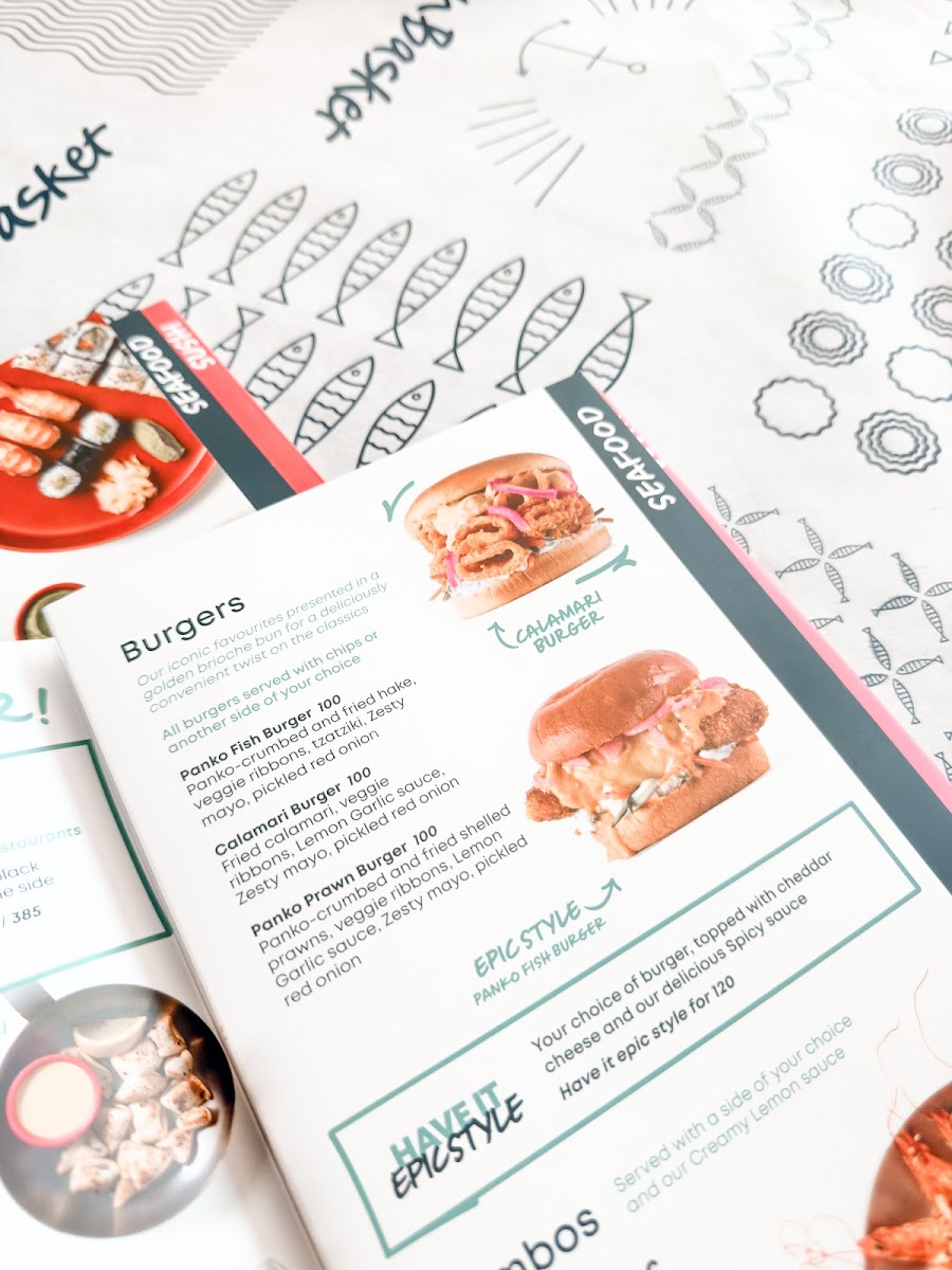 Menu Ocean Basket Strand-10