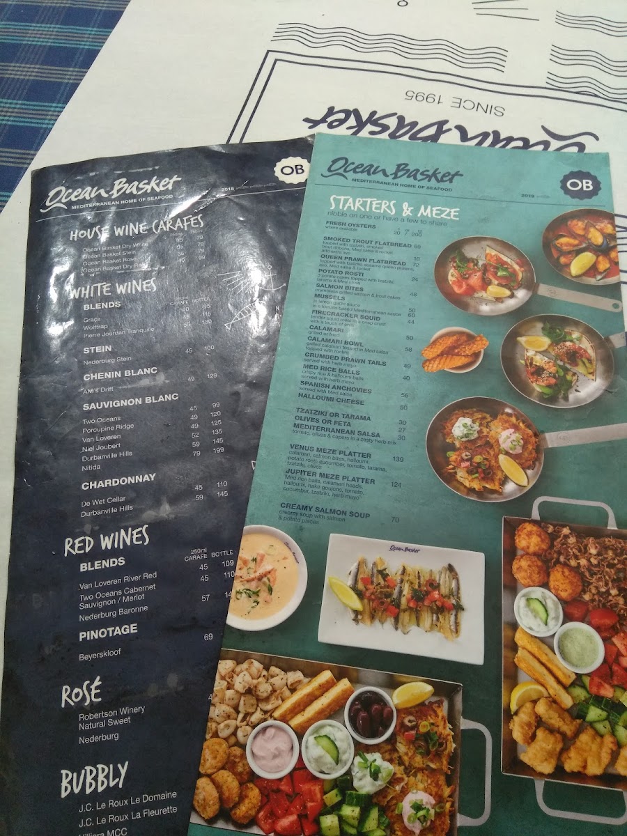 Menu Ocean Basket Ushaka Island-10