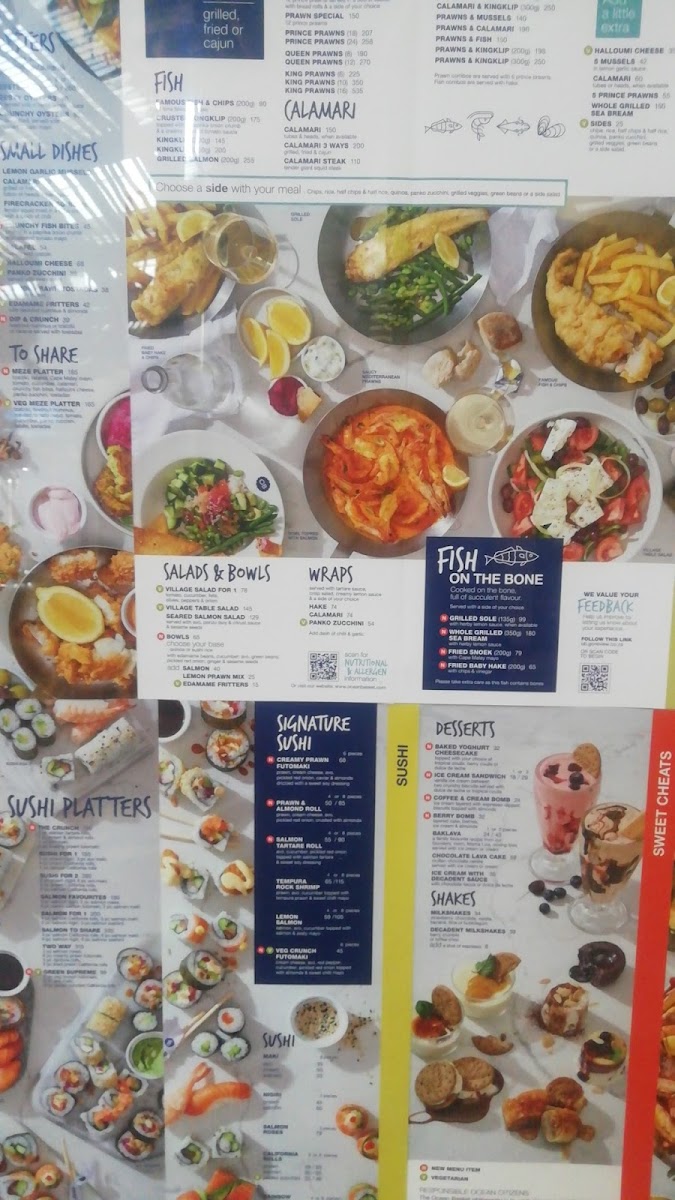 Menu Ocean Basket Ushaka Island-8