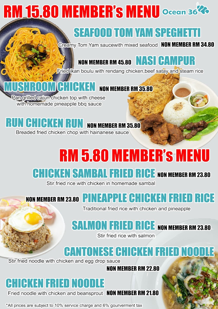 Menu Ocean36 Restaurant-2