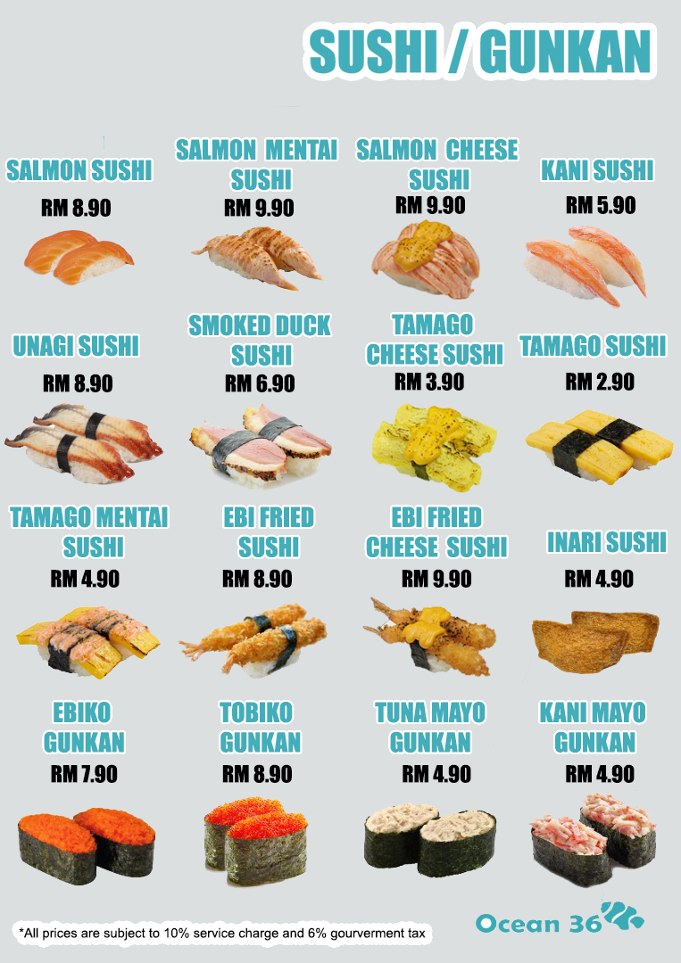 Menu Ocean36 Restaurant-8