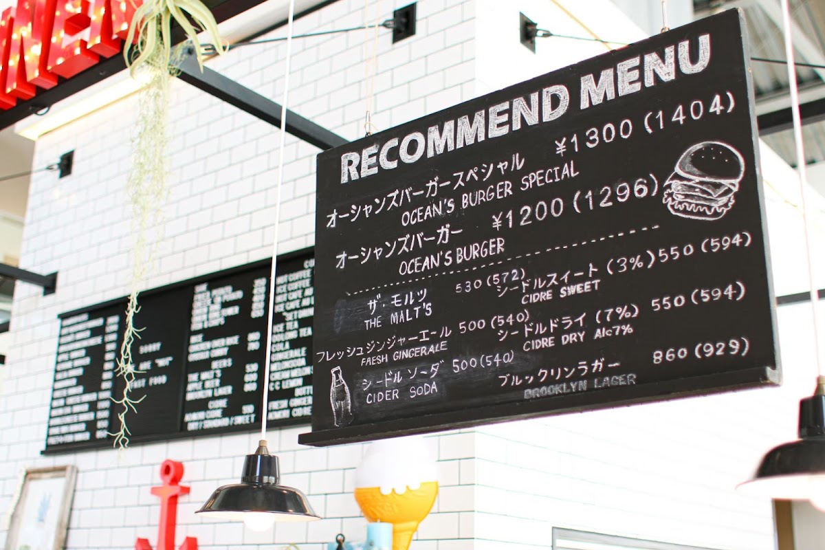 Menu Ocean's Diner-10