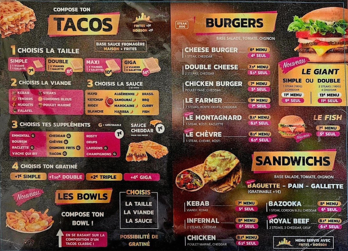 Menu O'centre Ville-1
