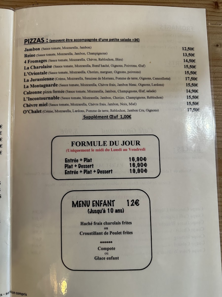 Menu O'chalet-6