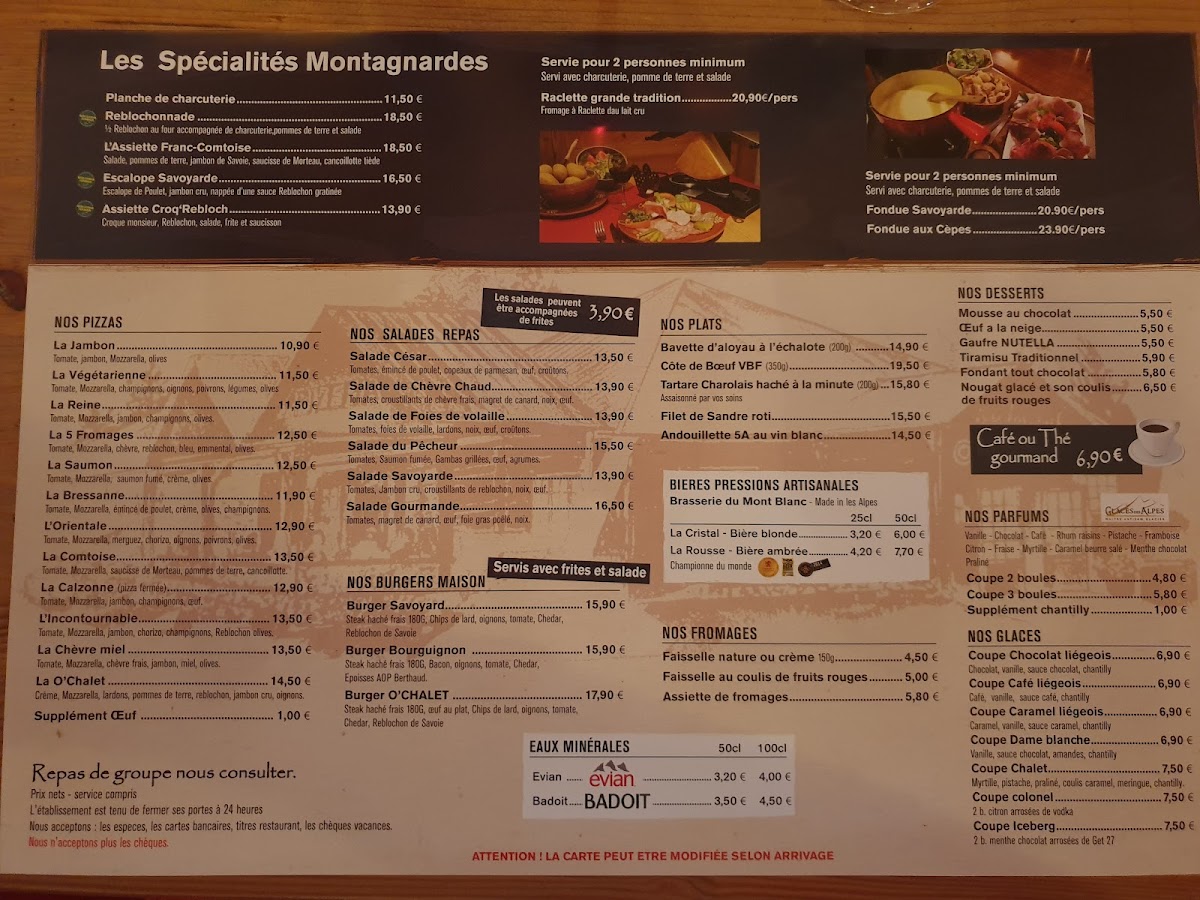 Menu O'chalet-7