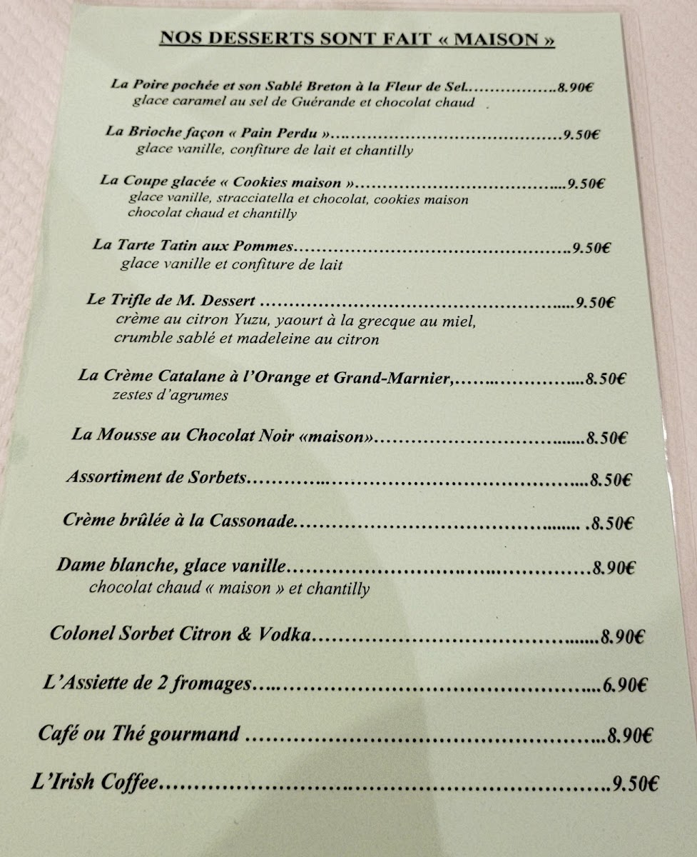 Menu O'charolais-1