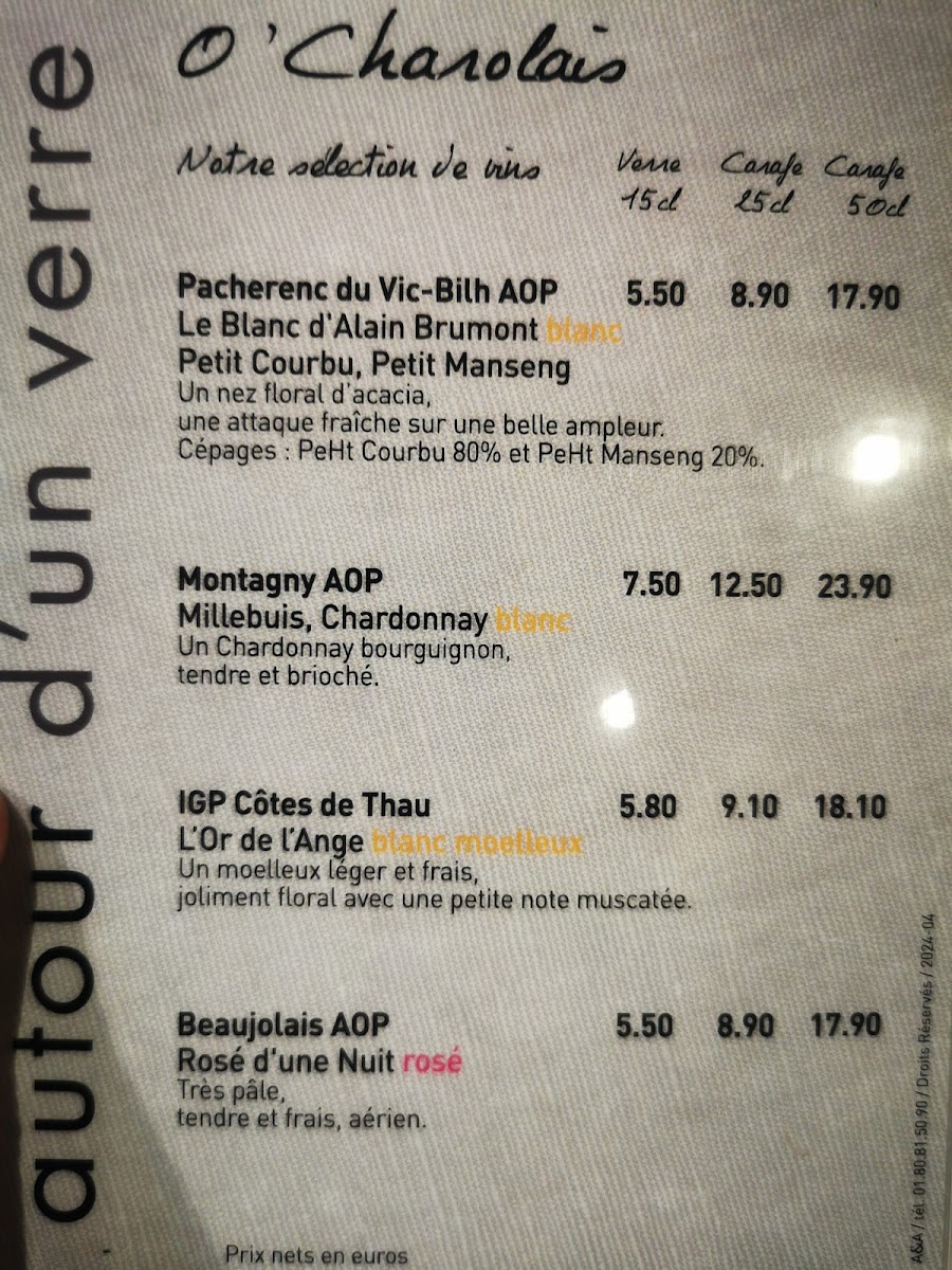Menu O'charolais-10