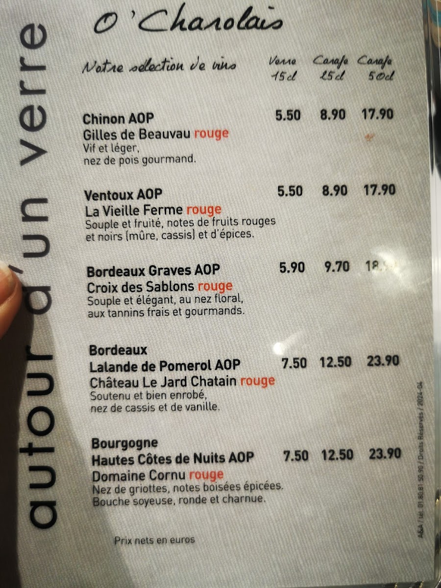 Menu O'charolais-6