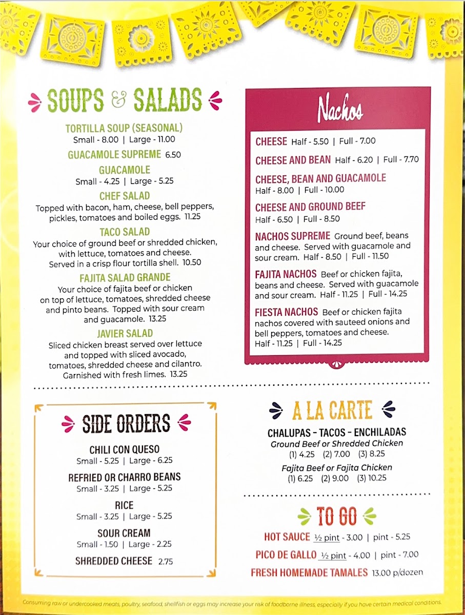 Menu Ochoa's Cafe-4