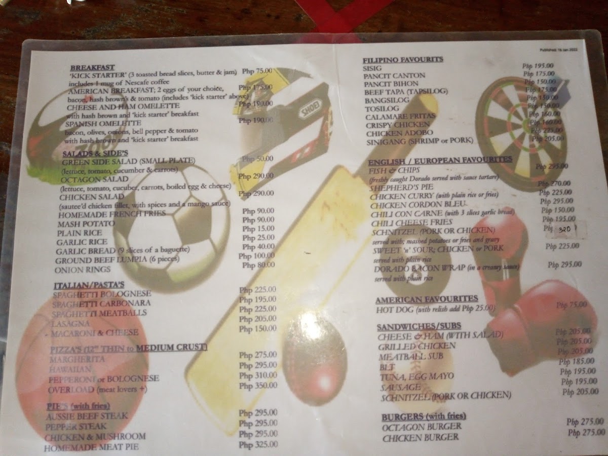 Menu Octagon Sportsbar-3