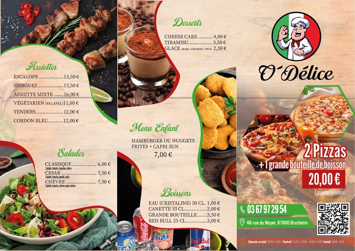 Menu O'delice-2