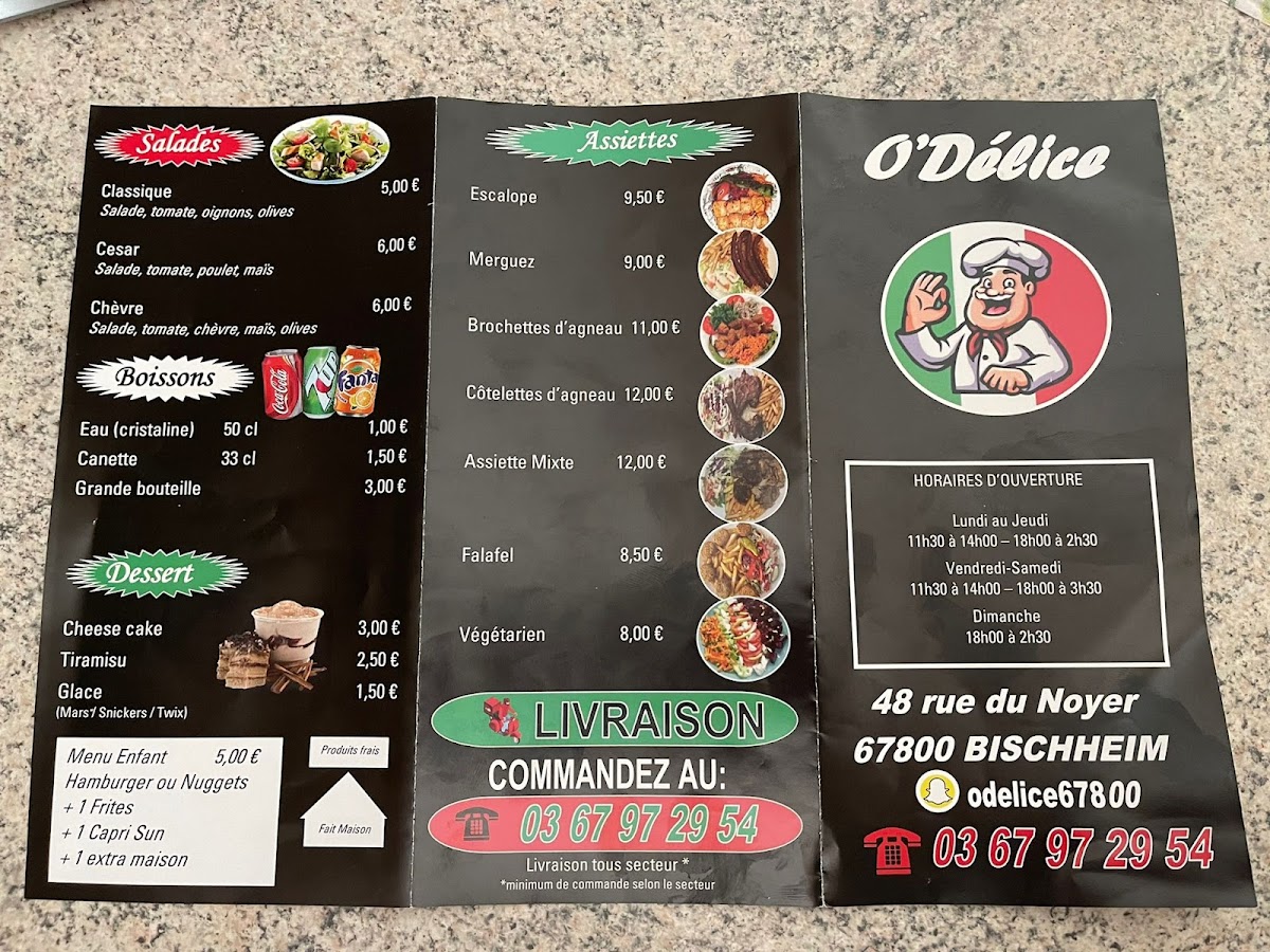 Menu O'delice-4