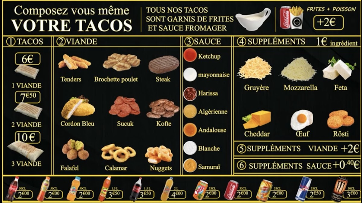 Menu O'delices Tacos & Burger-3