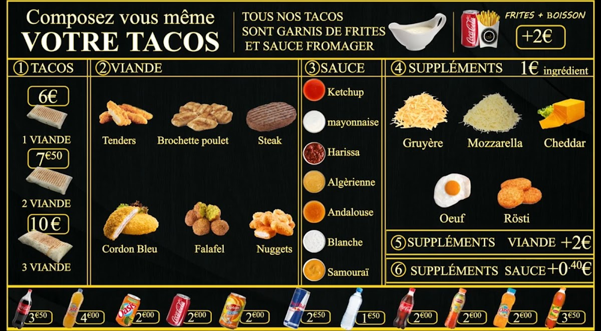 Menu O'delices Tacos & Burger-4