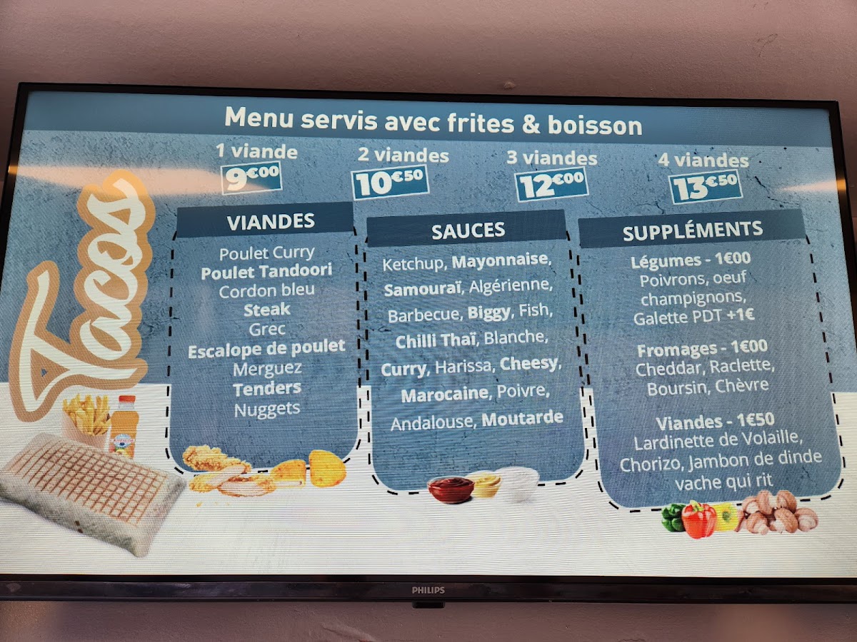 Menu O'dwich Melun 77-2