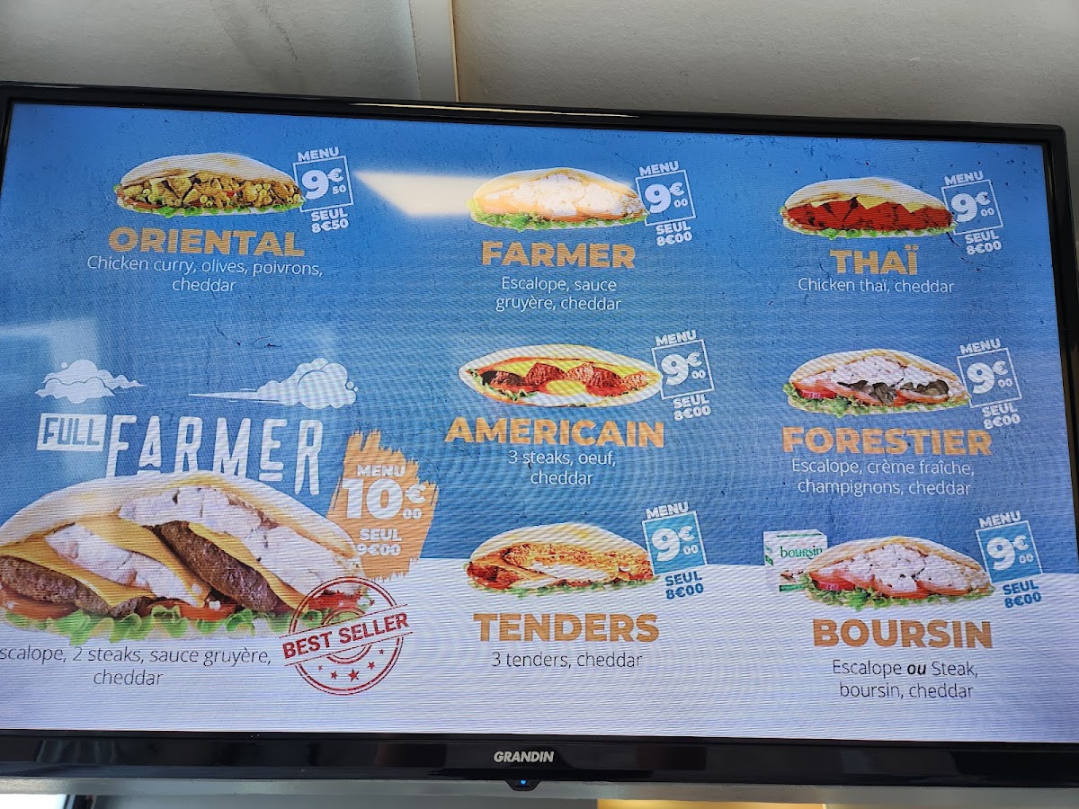 Menu O'dwich Melun 77-5