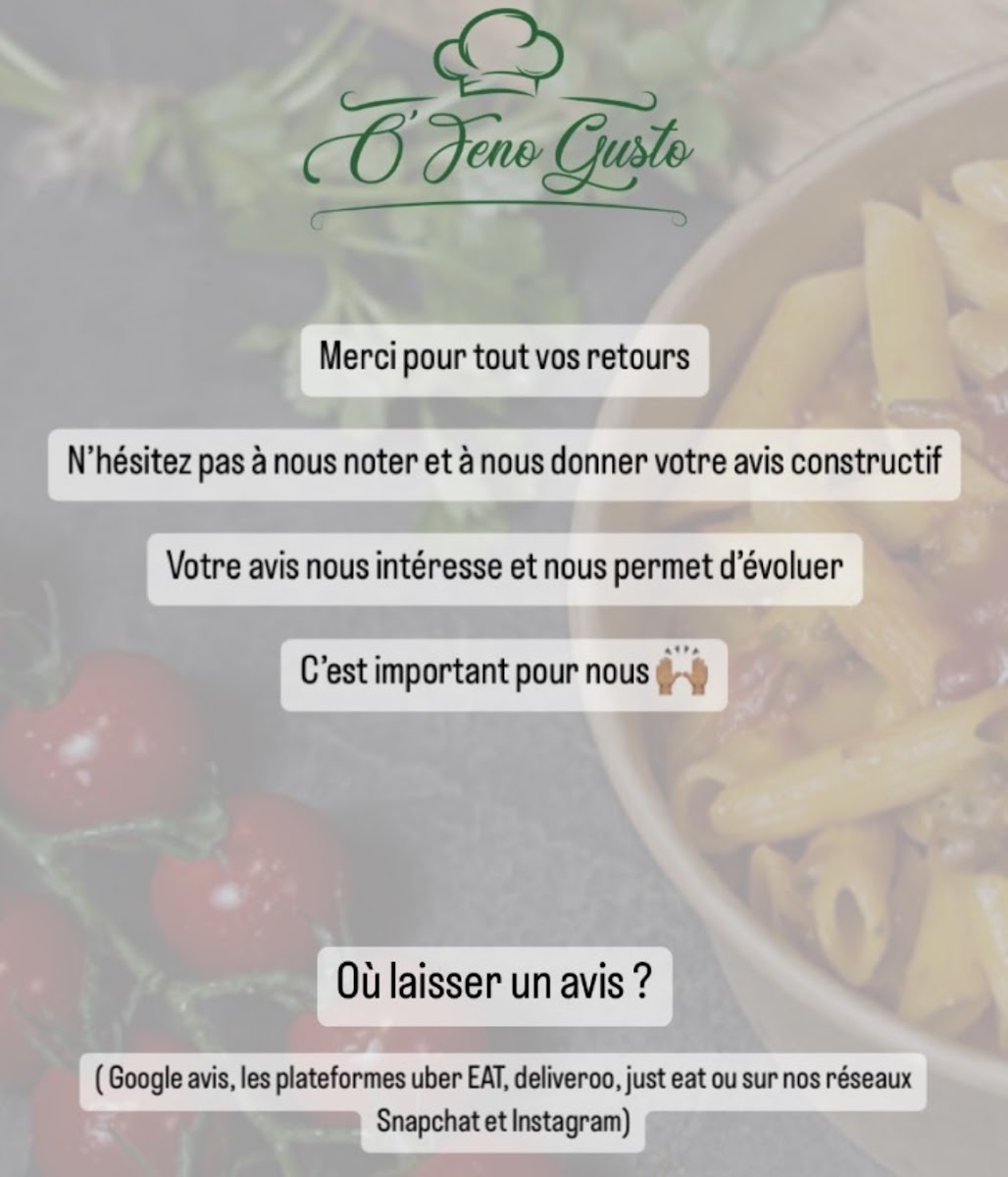 Menu O'feno Gusto-1