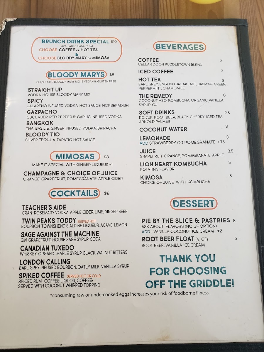 Menu Off The Griddle-10