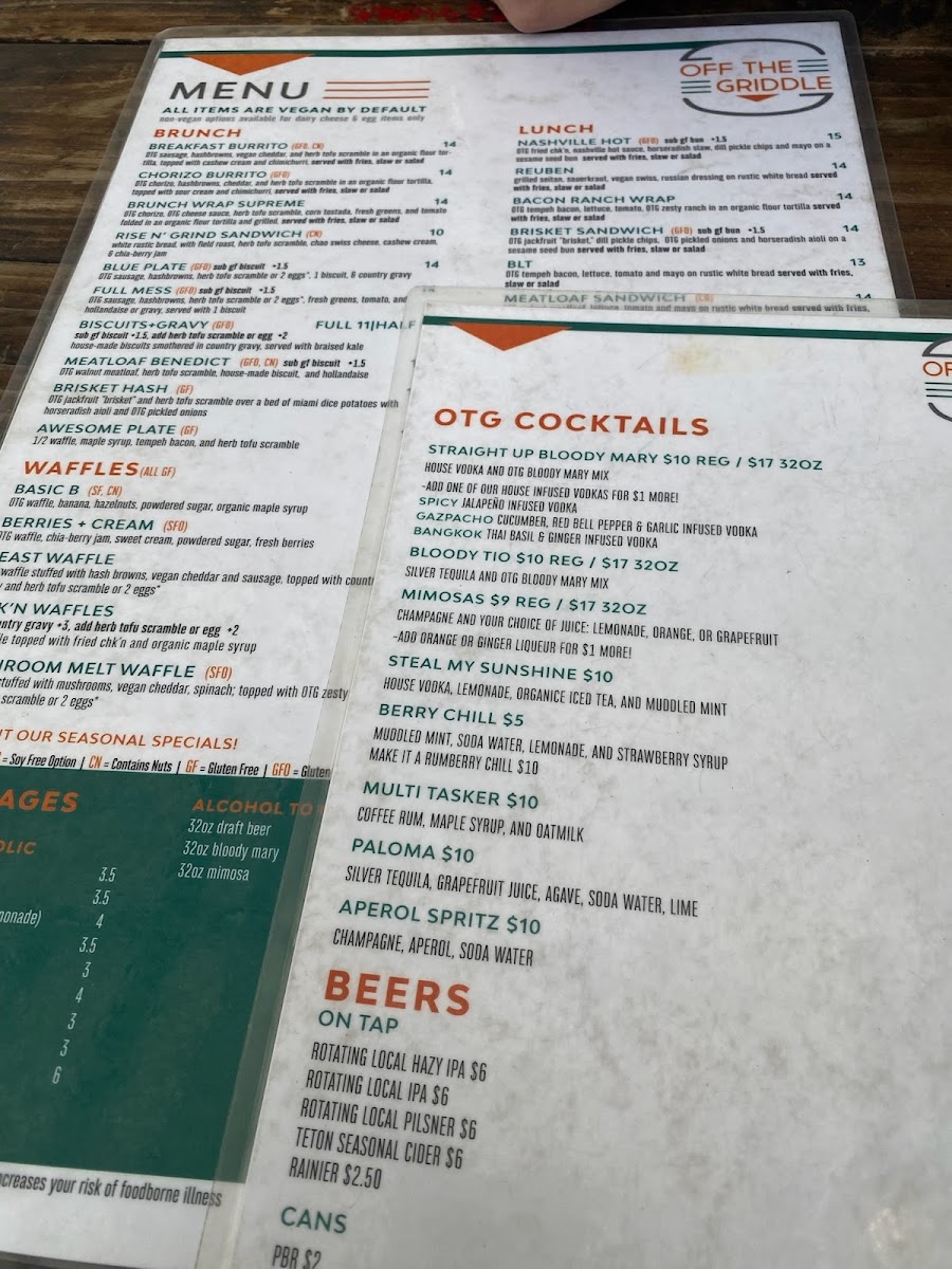 Menu Off The Griddle-8