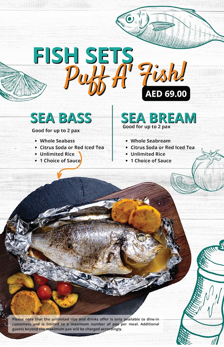 Menu Off The Hook Seafood Restaurant - Airport Road-8
