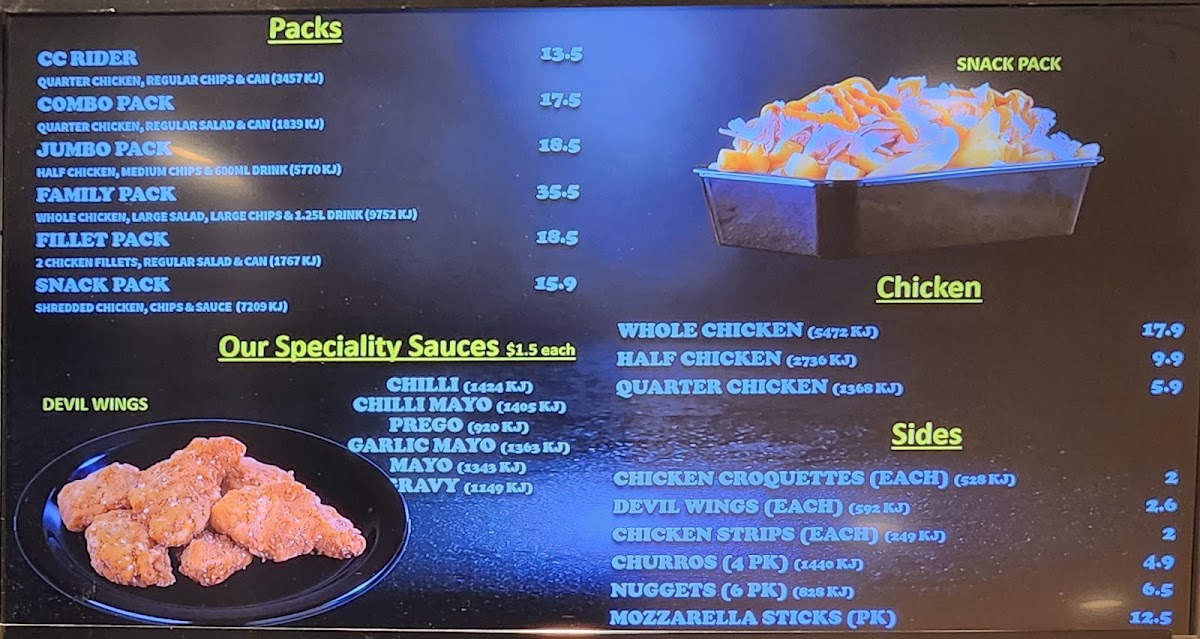 Menu Ogalo Edmondson Park-5