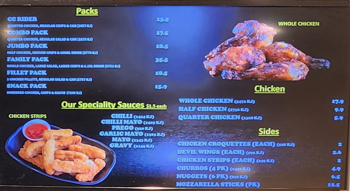 Menu Ogalo Edmondson Park-7