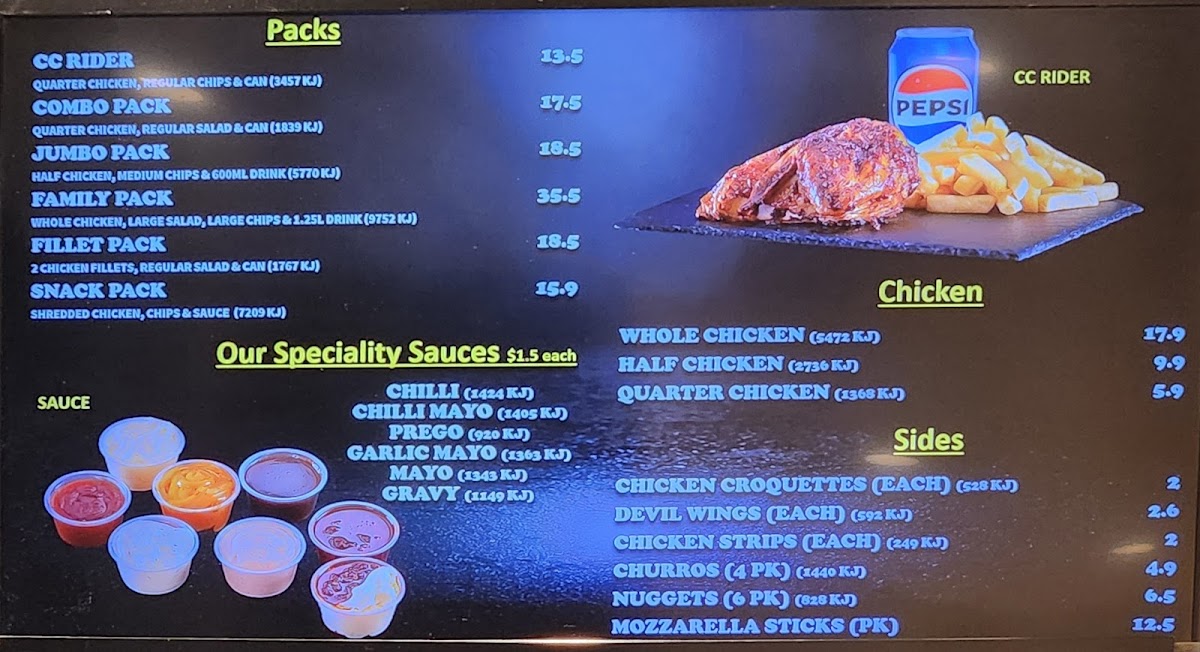 Menu Ogalo Edmondson Park-8