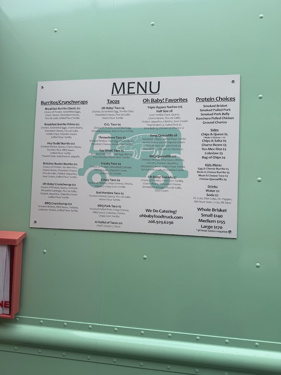 Menu Oh Baby! Tex Mex Bbq-3
