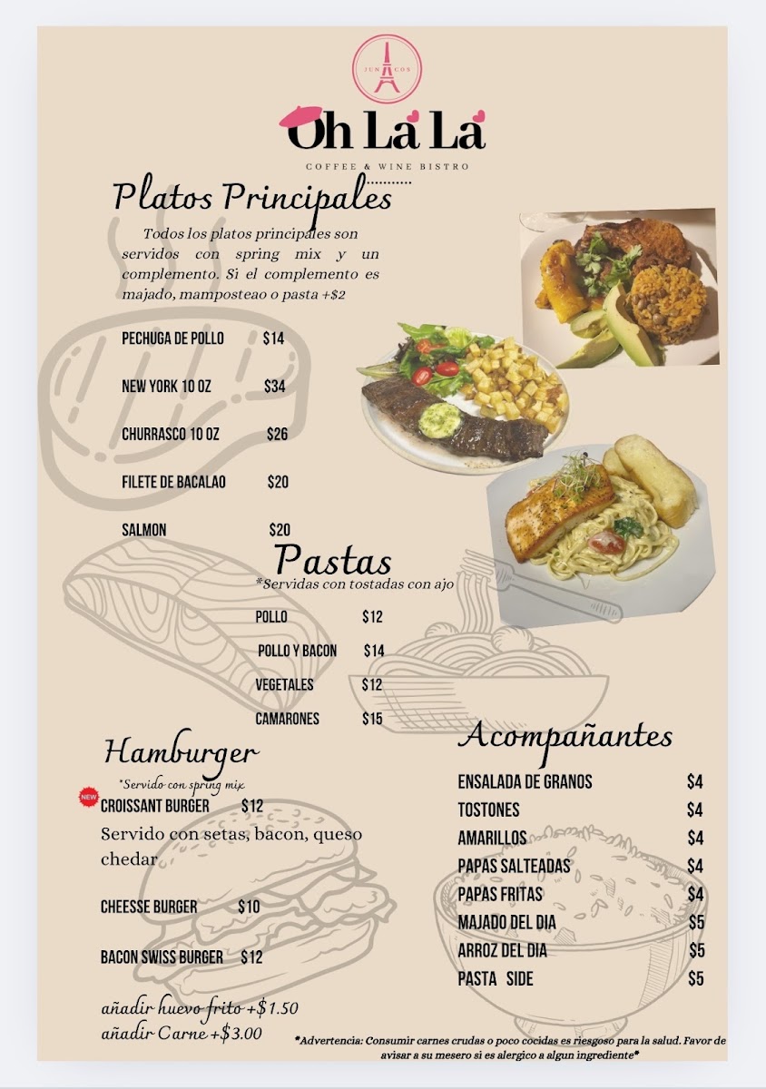 Menu Oh Lala Coffee & Wine Bistro-10