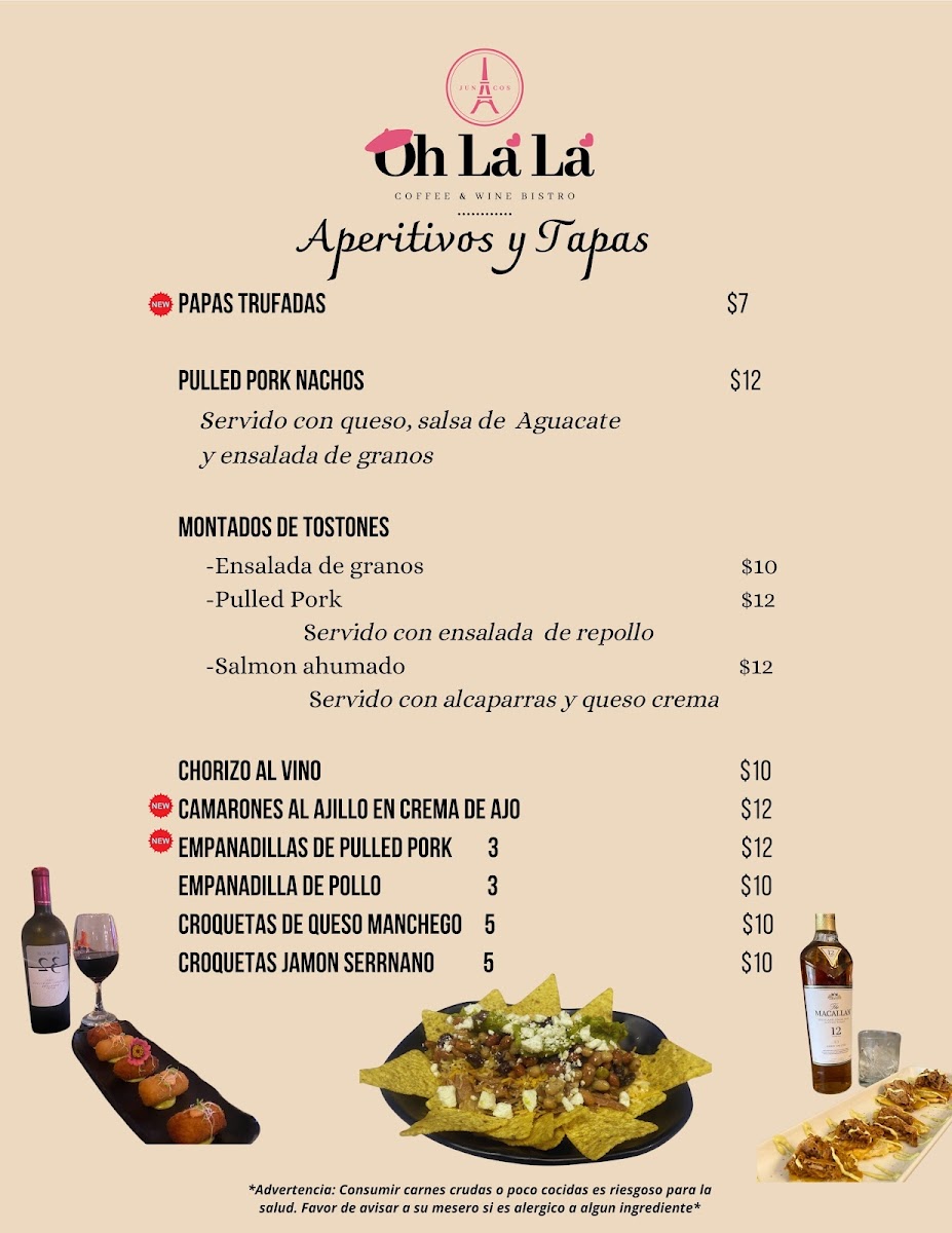 Menu Oh Lala Coffee & Wine Bistro-4