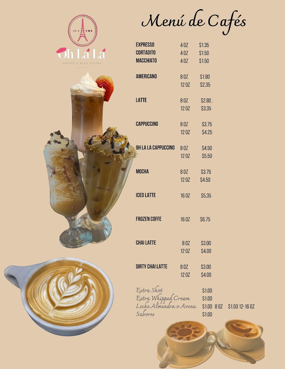 Menu Oh Lala Coffee & Wine Bistro-6