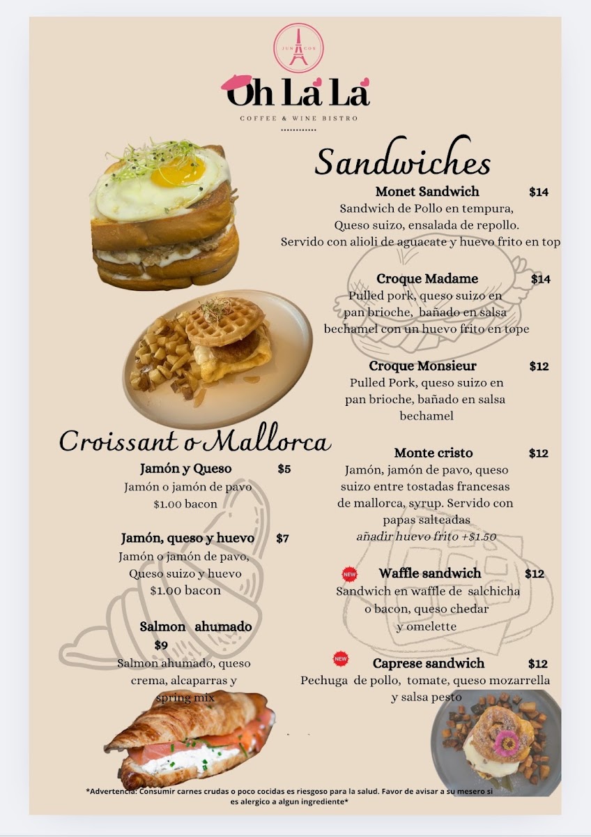 Menu Oh Lala Coffee & Wine Bistro-8