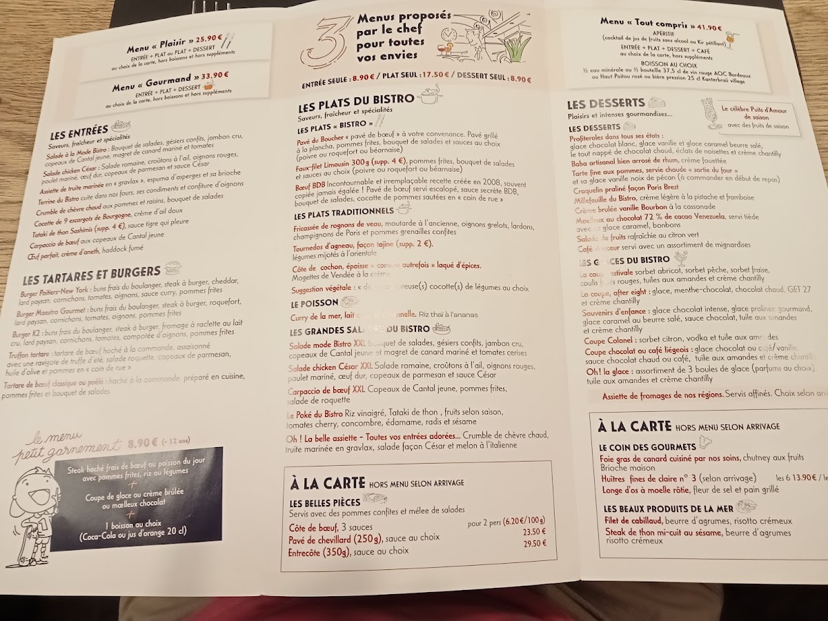 Menu Oh Le Bistro-1