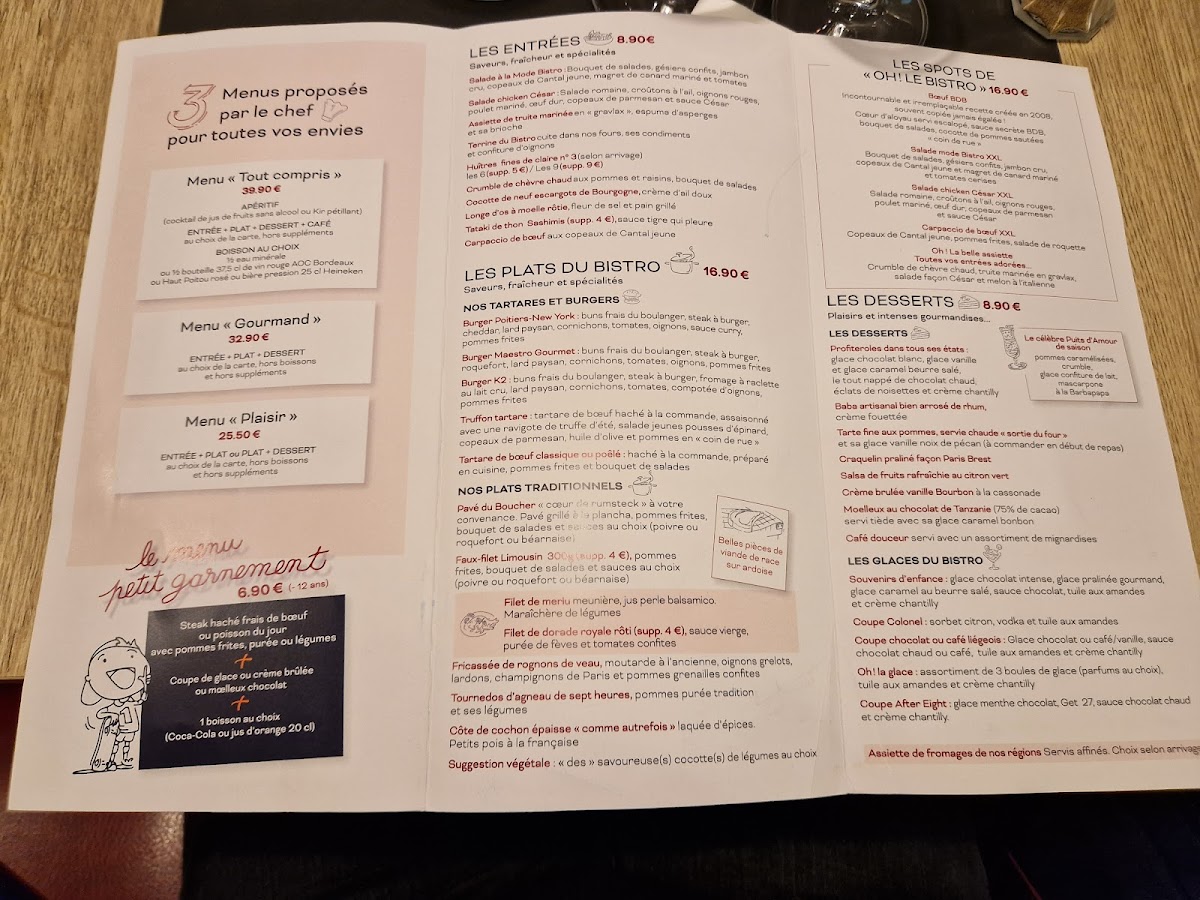 Menu Oh Le Bistro-4